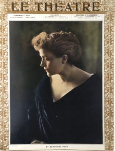 Copertina della rivista Le Theatre aprile 1905 con il ritratto di Eleonora Duse Venezia Fondazione Giorgio Cin